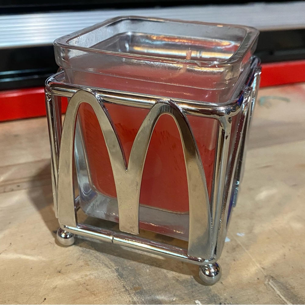 Set of McDonald’s Restaurant Metal Candle Holders - Picture 2 of 4